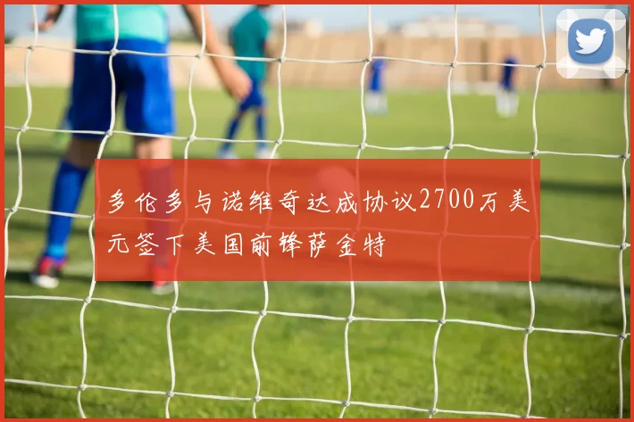 多伦多与诺维奇达成协议2700万美元签下美国前锋萨金特